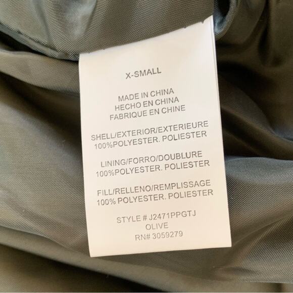 Thread & Supply Olive Green Quilted Bomber Jacket Aviator Jacket Elevated Basics - Picture 8 of 11